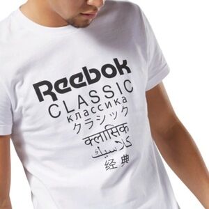Classics Unisex Short Sleeve Extended Tee Reebok Size M discontinued vintage